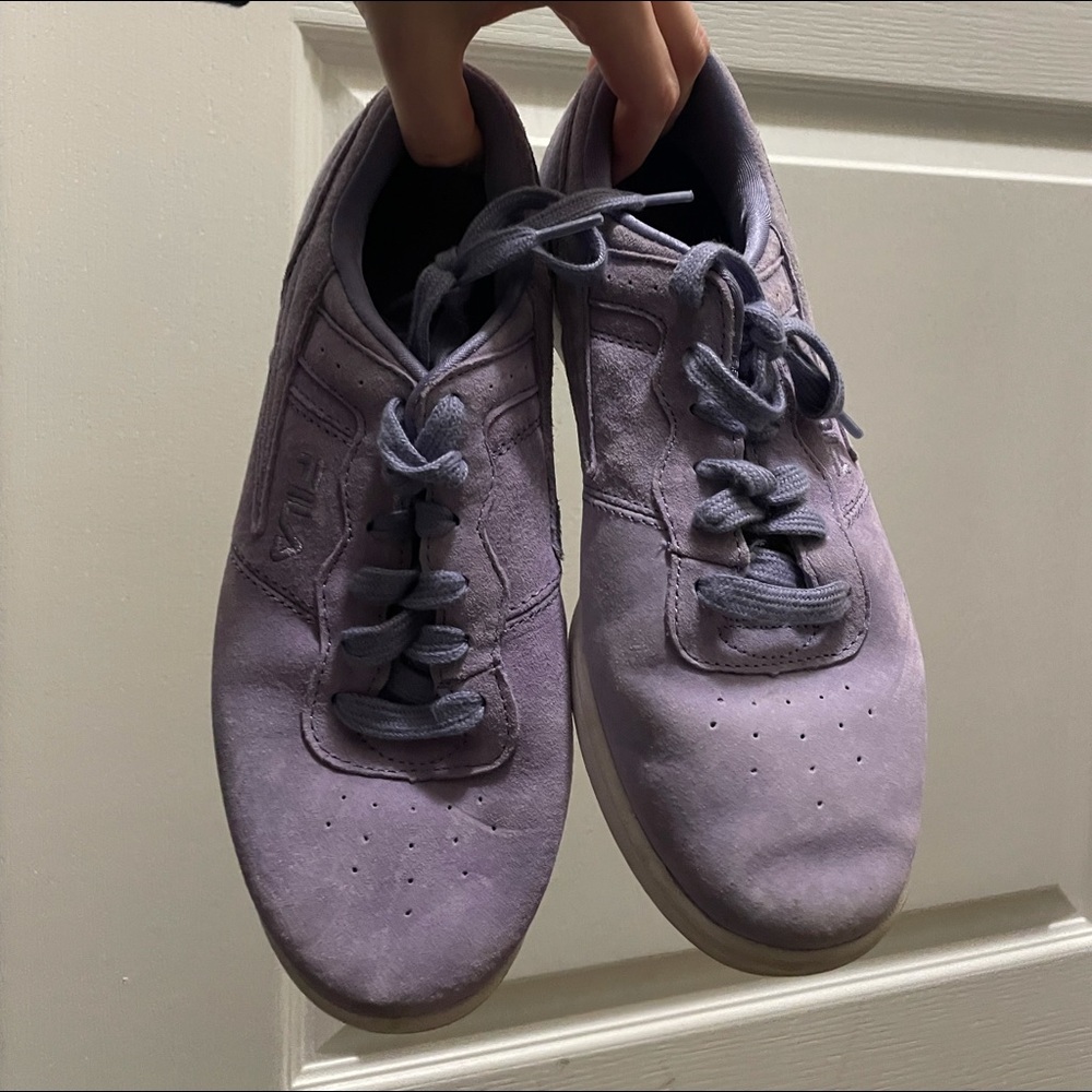 Lavender Fila Sneakers